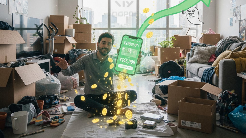 売却益が増えている様子