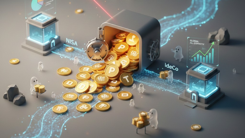 ポイントがNISAの資金源に変わる様子