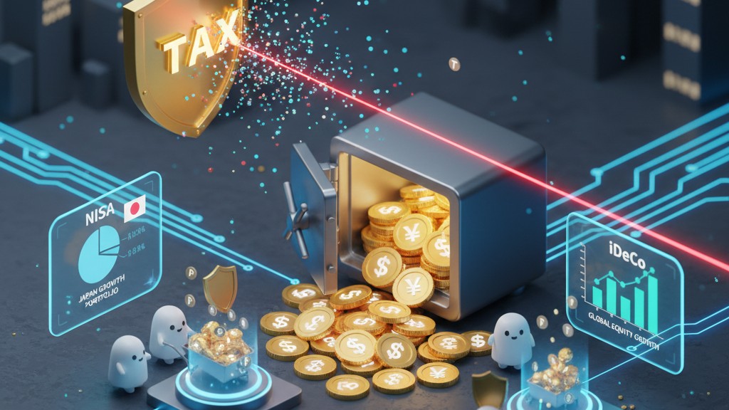 NISAとiDeCoで節税できている様子