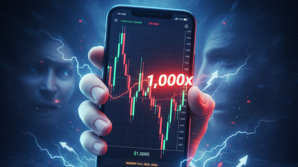 超ハイレバレッジの海外FXのイメージ