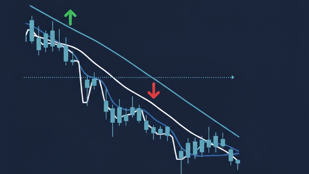 下降チャートのイメージ